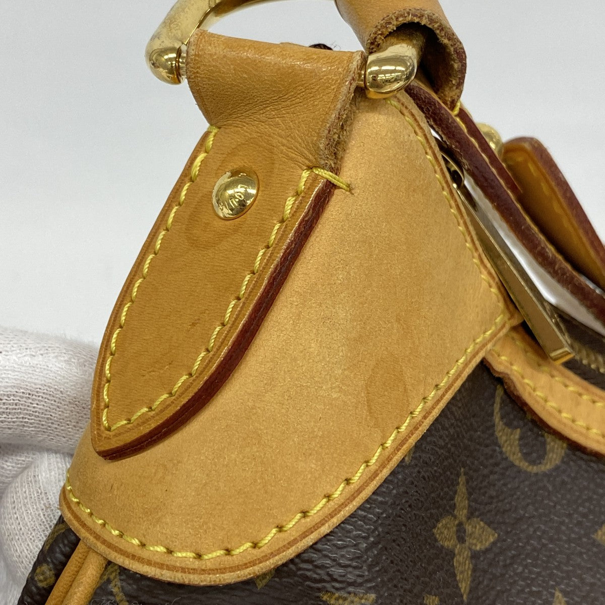 【5id4388】ルイヴィトン ショルダーバッグ モノグラム テムズPM M56384 ブラウン【中古】レディース