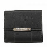 ★在庫処分★SALE【5id4410】サルヴァトーレフェラガモ 財布 レザー ブラック シルバー金具【中古】レディース