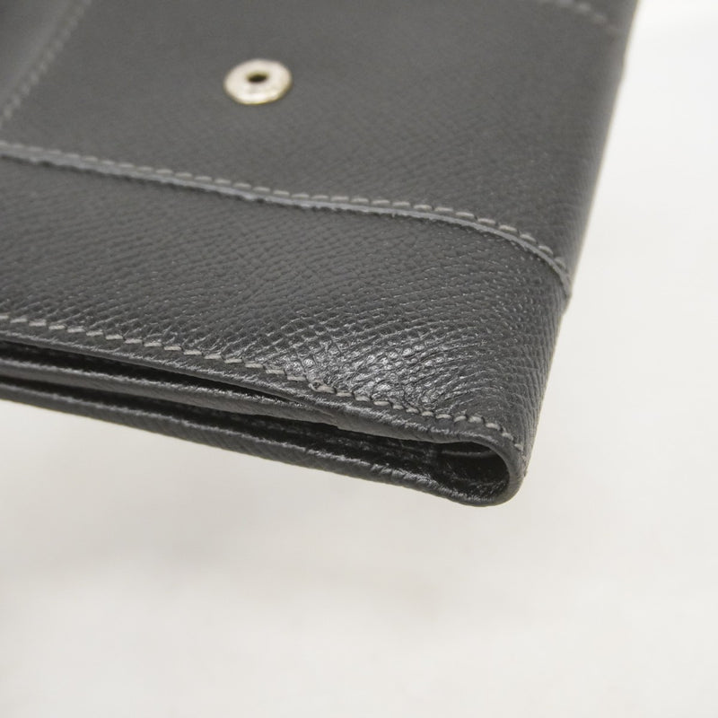 ★在庫処分★SALE【5id4410】サルヴァトーレフェラガモ 財布 レザー ブラック シルバー金具【中古】レディース