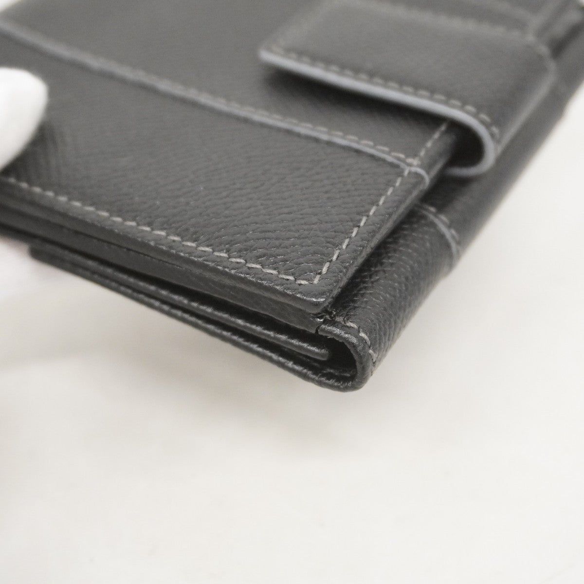 ★在庫処分★SALE【5id4410】サルヴァトーレフェラガモ 財布 レザー ブラック シルバー金具【中古】レディース