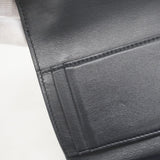 ★SALE【5id5033】クリスチャンディオール 三つ折り財布 トロッター キャンバス ネイビー ゴールド金具【中古】レディース