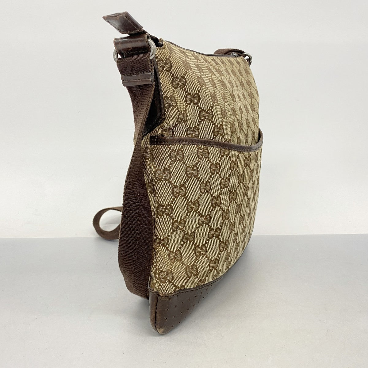 良品　専用　グッチ　GUCCI　ショルダーバッグ　GGマーク　キャンバス　　7 5id5104】グッチ ショルダーバッグ GGキャンバス 145857