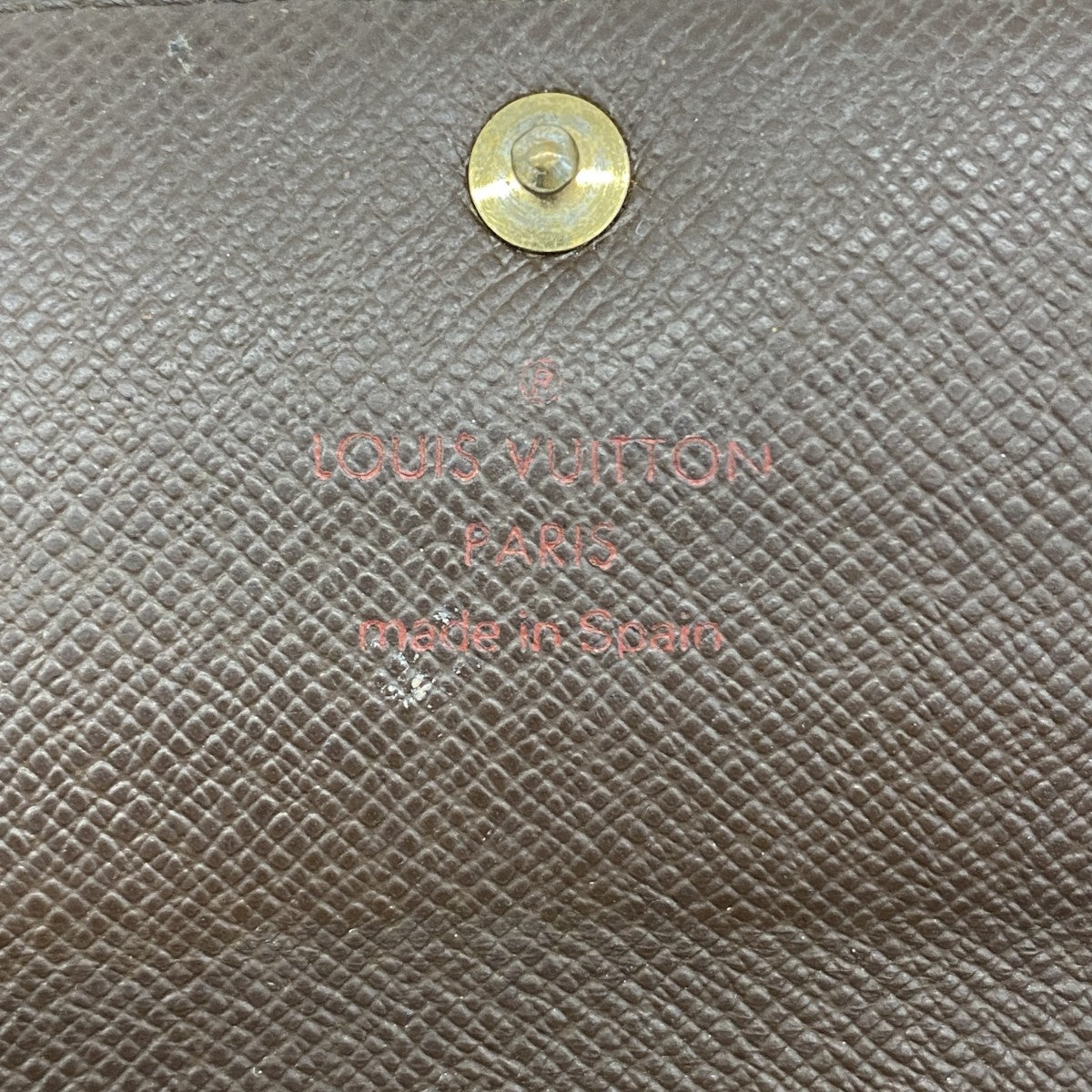 【5id5181】ルイヴィトン 長財布 ダミエ ポシェットポルトモネクレディ N61724 エベヌ【中古】レディース