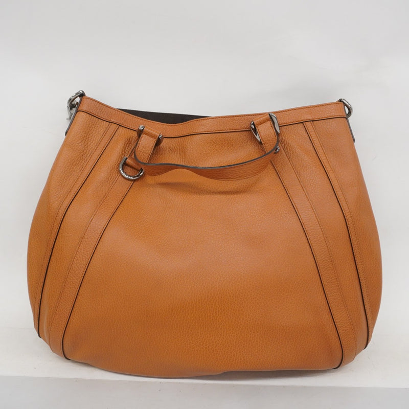 5id5258-h】グッチ ハンドバッグ アビー 268641 レザー ライト