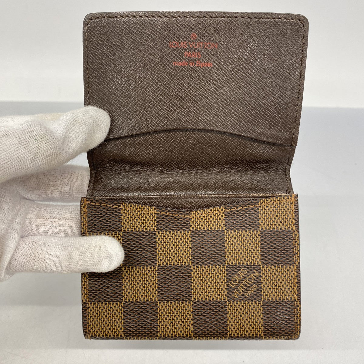 LOUIS VUITTON ダミエ名刺入れ ルイ・ヴィトン(LOUIS VUITTON) ダミエ(Demier) 名刺入れ メンズ
