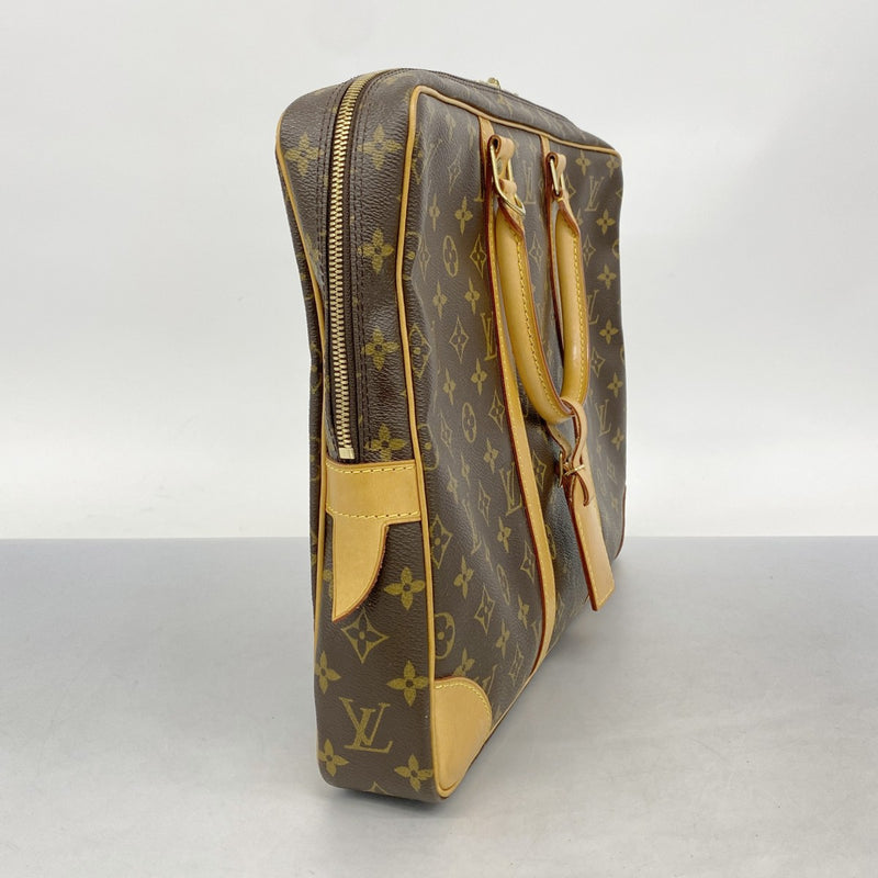 【ほぼ未使用/美品】Louis Vuitton レザーケース&モノグラム柄ダイス 5id5437-h】ルイヴィトン ブリーフケース モノグラム ポルト