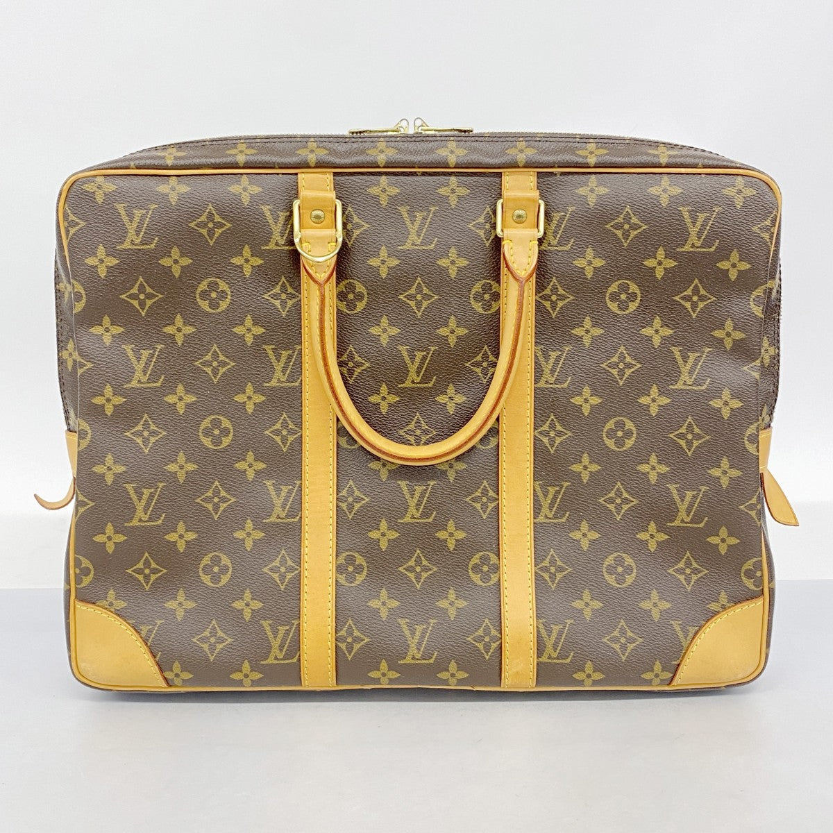 5id5437-h】ルイヴィトン ブリーフケース モノグラム ポルト