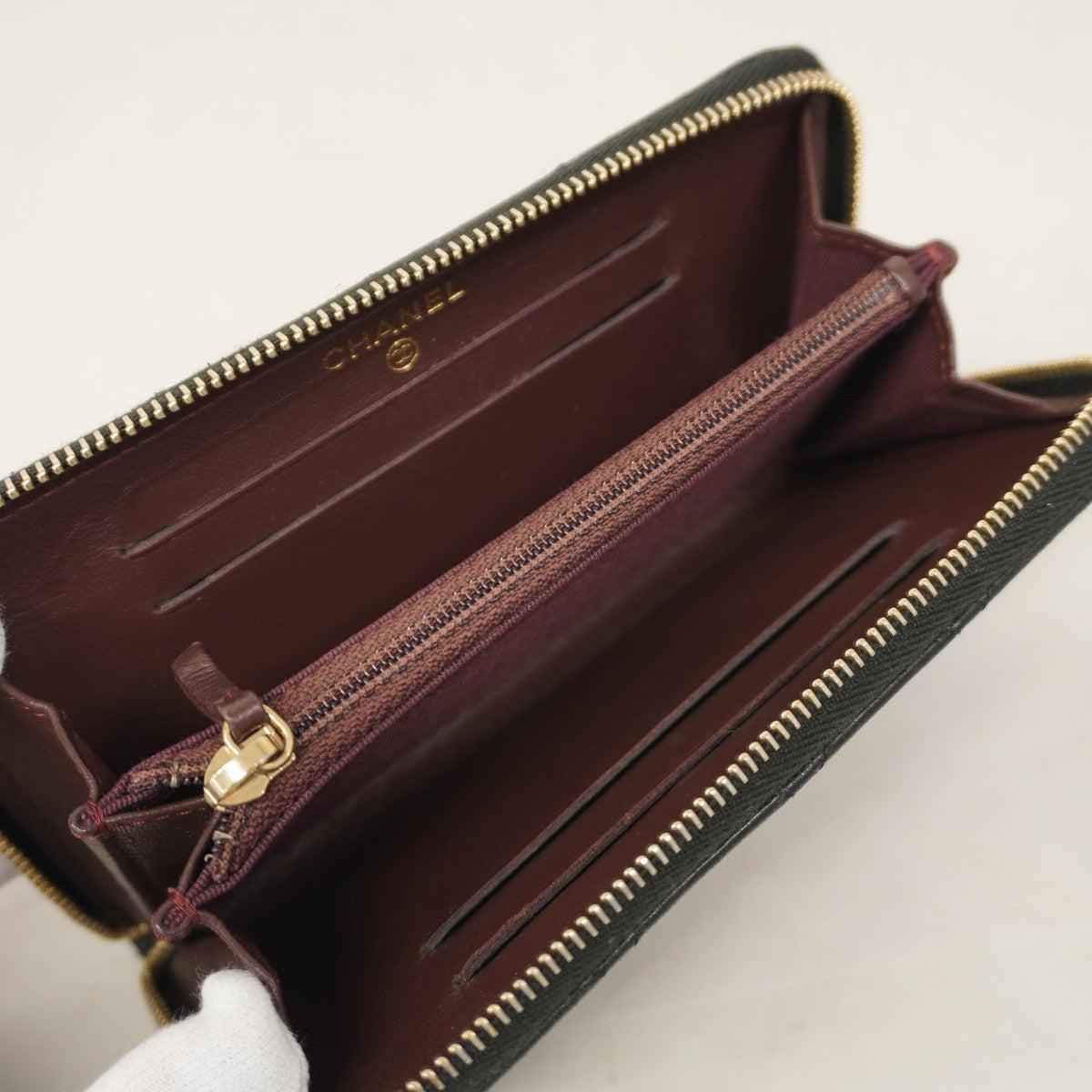 お値下げ‼︎☆最終価格です☆ シャネル　マトラッセ　コインケース　ラムスキン CHANEL シャネル マトラッセ コインケース ラムスキン