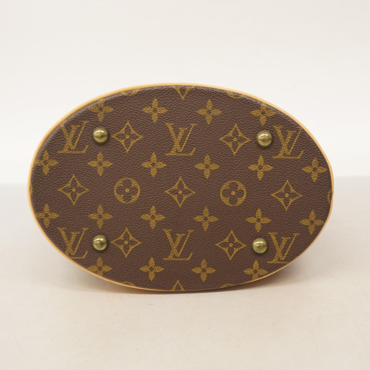正規品！Louis Vuitton トートバッグ ブラウン　モノグラム　バケット 美品】ルイヴィトン バケットGM モノグラム トートバッグ