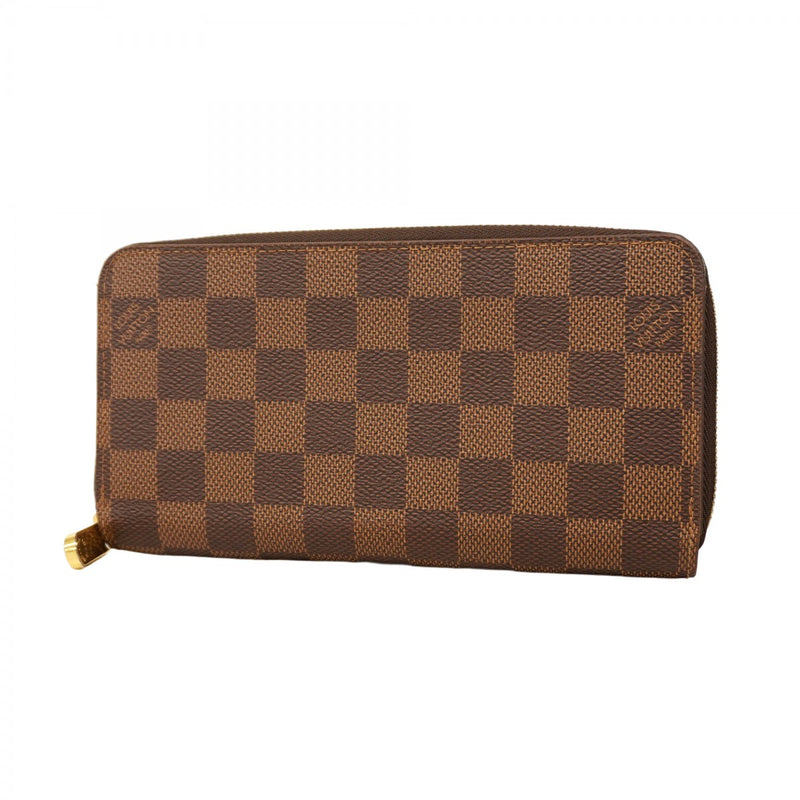 【極上美品】ルイヴィトン ダミエ エベヌ ジッピーウォレット 長財布 LOUIS VUITTON - 【極上美品】ルイヴィトン ダミエ エベヌ