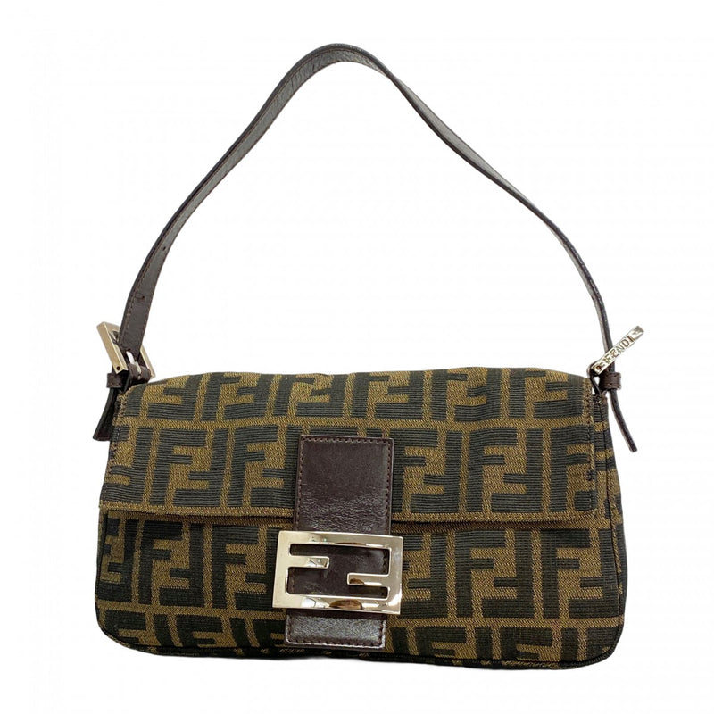【極美品】FENDI フェンディ ズッカ マンマバケット ハンドバッグ カシミア 5id5538-h】フェンディ ハンドバッグ ズッカ マンマバケット