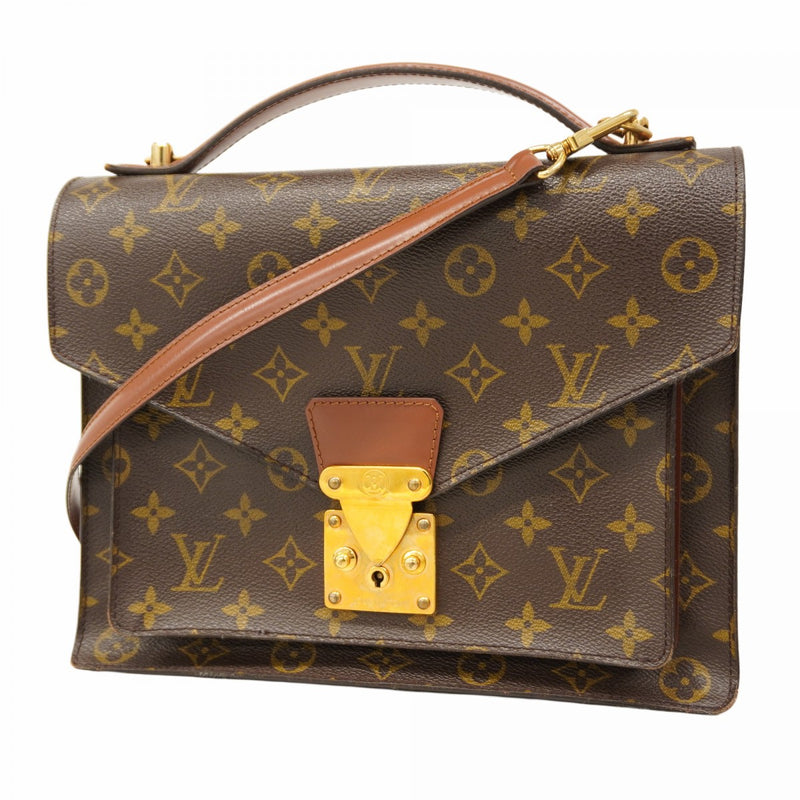 は*な様 LOUIS VUITTON ハンドバッグ ダークブラウン　モノグラム 中古・古着通販】LOUIS VUITTON (ルイ ヴィトン) ハンドバッグ