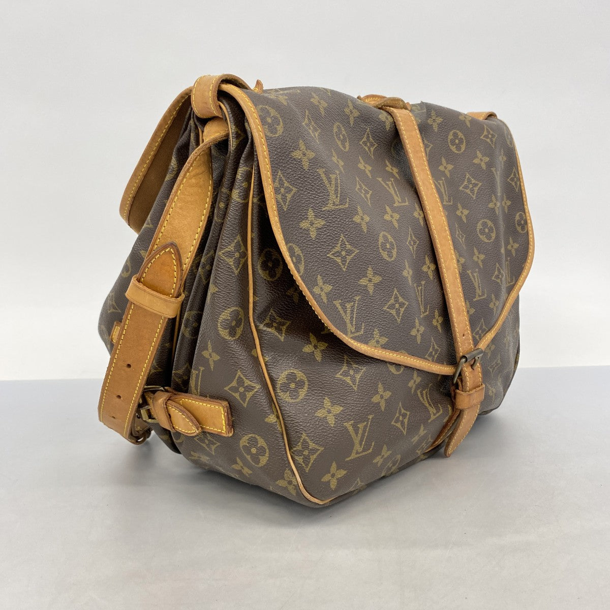 5ie5718】ルイヴィトン ショルダーバッグ モノグラム ソミュール