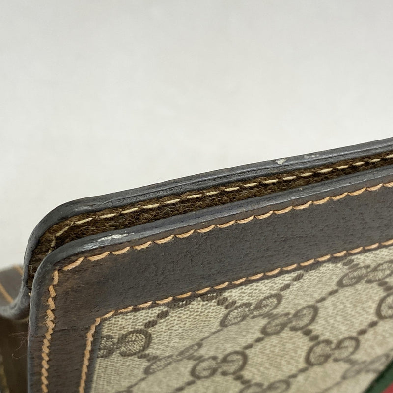 GUCCI クラッチバッグ　シェリーライン　GGスプリーム　PVC×レザー 楽天市場】【バッグ】GUCCI グッチ オールドグッチ GGプラス