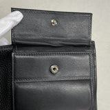 ★最終価格【5ie5757】クリスチャンディオール 財布 CDアイコン レザー ブラック シルバー金具【中古】メンズ