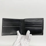 ★最終価格【5ie5757】クリスチャンディオール 財布 CDアイコン レザー ブラック シルバー金具【中古】メンズ