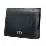★最終価格【5ie5757】クリスチャンディオール 財布 CDアイコン レザー ブラック シルバー金具【中古】メンズ