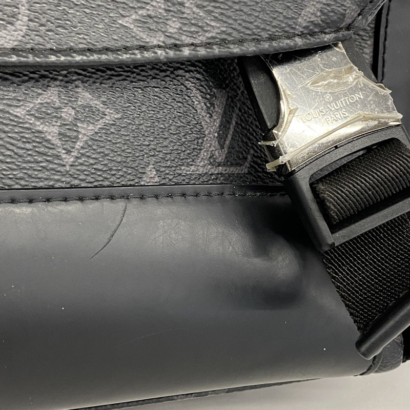 【5ie5847】ルイヴィトン ショルダーバッグ モノグラム・エクリプス メッセンジャーヴォワヤージュPM M40511 ブラック【中古】メンズ