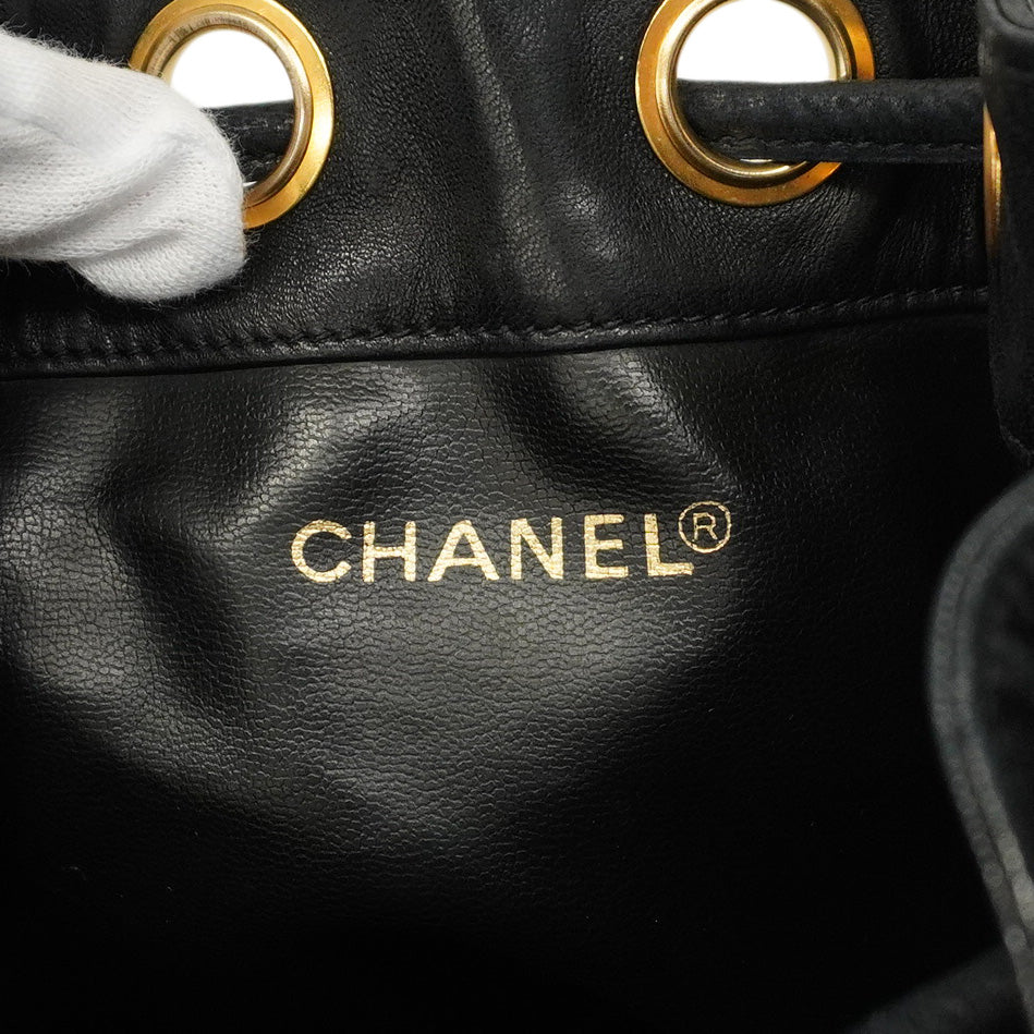 シャネルバッグ　トリプルココ　ラムスキン CHANEL/シャネル ラムスキン トリプルココマーク フリンジ