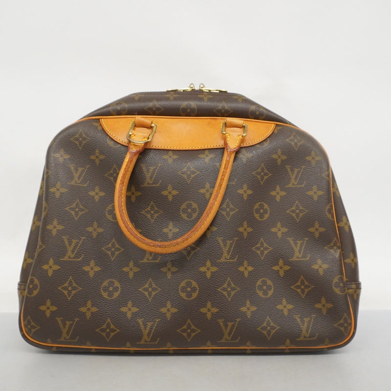 LOUIS VUITTON ハンドバッグ モノグラム ドーヴィル ブラウン 茶 LOUIS VUITTON ルイヴィトン ドーヴィル モノグラム