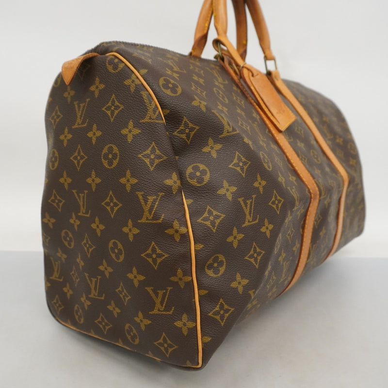 【5ie5919-h】ルイヴィトン ボストンバッグ モノグラム キーポル50 M41426 ブラウン【中古】メンズ レディース ユニセックス