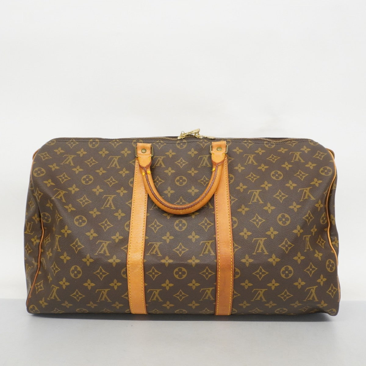 【5ie5919-h】ルイヴィトン ボストンバッグ モノグラム キーポル50 M41426 ブラウン【中古】メンズ レディース ユニセックス