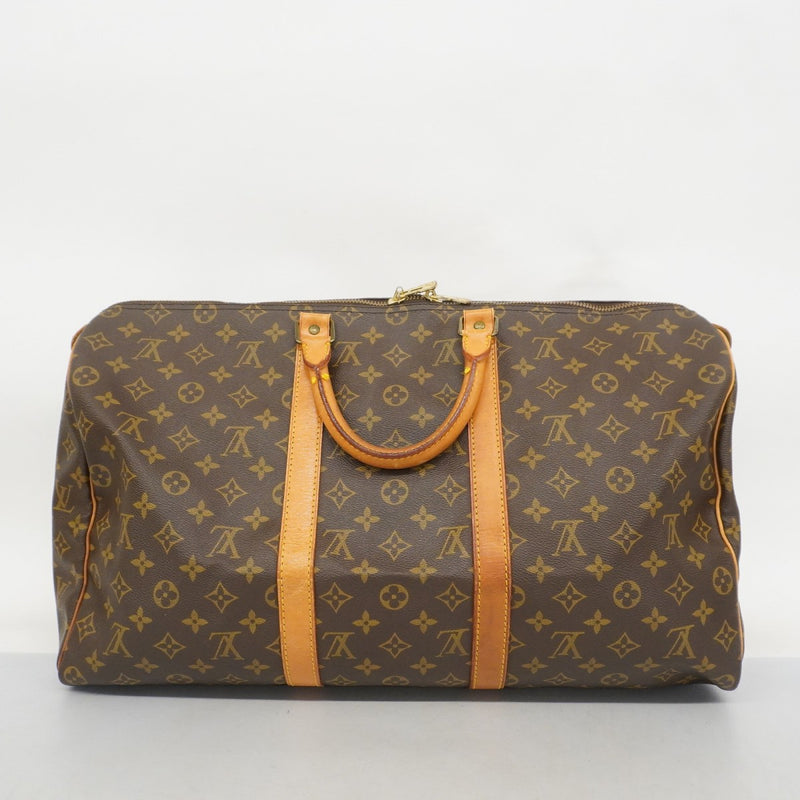 【5ie5919-h】ルイヴィトン ボストンバッグ モノグラム キーポル50 M41426 ブラウン【中古】メンズ レディース ユニセックス