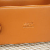 【5ie5921-h】エルメス トートバッグ エールバッグカバスMM トワルアッシュ ナチュラル シルバー金具 □F刻印【中古】レディース