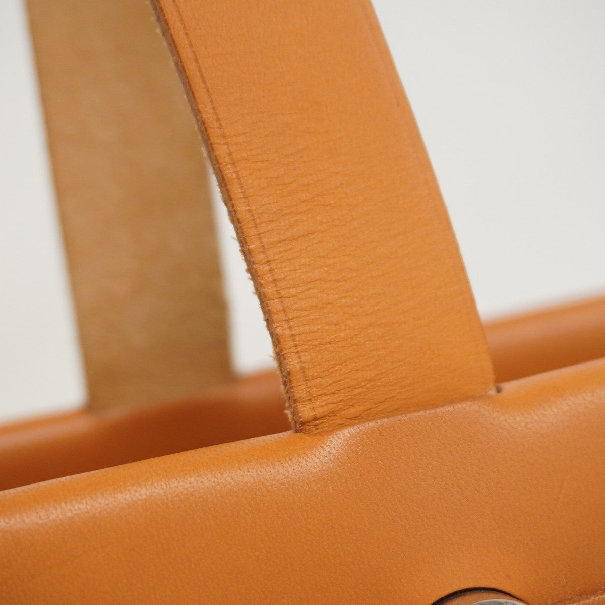 【5ie5921-h】エルメス トートバッグ エールバッグカバスMM トワルアッシュ ナチュラル シルバー金具 □F刻印【中古】レディース