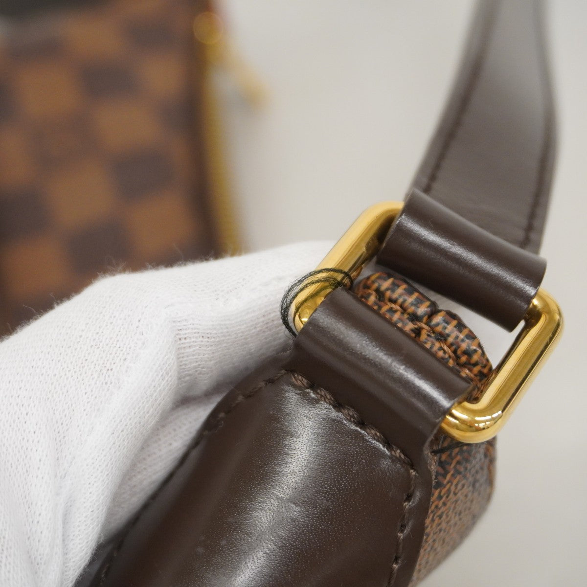 【5ie5951-h】ルイヴィトン ショルダーバッグ ダミエ ブルームズベリPM N42251 エベヌ【中古】レディース
