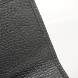 【5ie5969-h】グッチ 長財布 インターロッキングG 598206 レザー ブラック シャンパンゴールド金具【中古】レディース