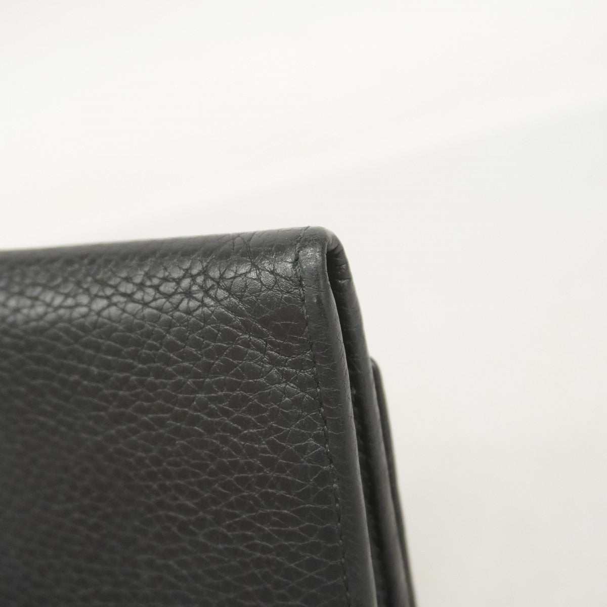 【5ie5969-h】グッチ 長財布 インターロッキングG 598206 レザー ブラック シャンパンゴールド金具【中古】レディース