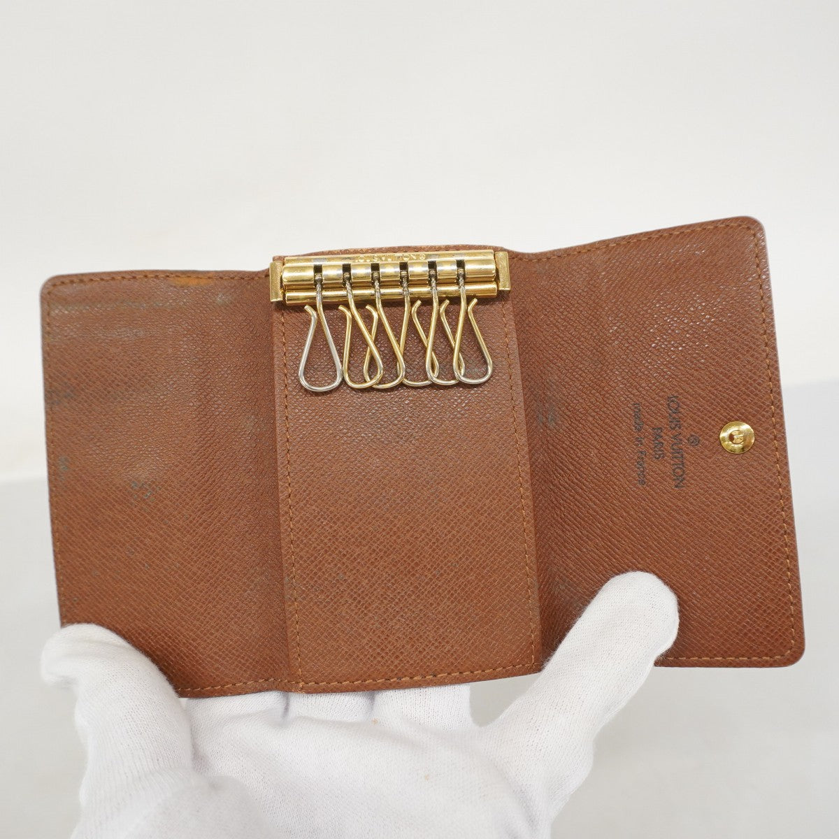 【5ie6008-h】ルイヴィトン キーケース モノグラム ミュルティクレ6 M62630 ブラウン【中古】メンズ レディース ユニセックス