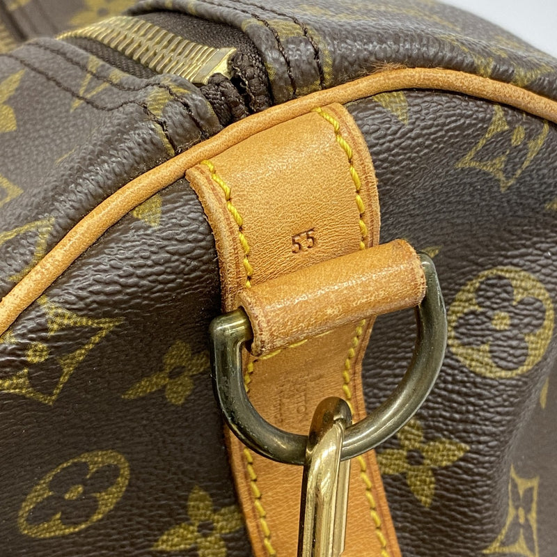 【5ie6012-h】ルイヴィトン ボストンバッグ モノグラム キーポルバンドリエール55 M41414 ブラウン【中古】メンズ レディース ユニセックス