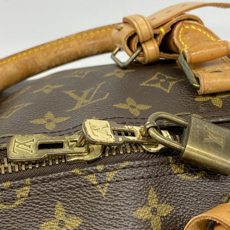 【5ie6012-h】ルイヴィトン ボストンバッグ モノグラム キーポルバンドリエール55 M41414 ブラウン【中古】メンズ レディース ユニセックス