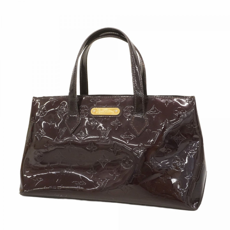 LOUIS VUITTON ヴェルニ ハンドバッグ LOUIS VUITTON ルイヴィトン モノグラム ヴェルニ ヒューストン