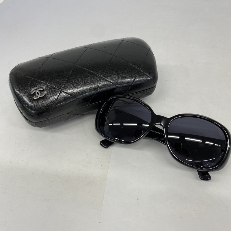 5ie6185-h】シャネル サングラス カメリア 5113-A プラスチック