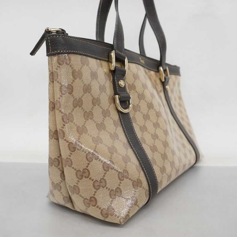 GUCCI グッチ アビーGGクリスタルトートバッグ ベージュ グッチ GUCCI アビー トートバッグ 130736 ベージュ GG