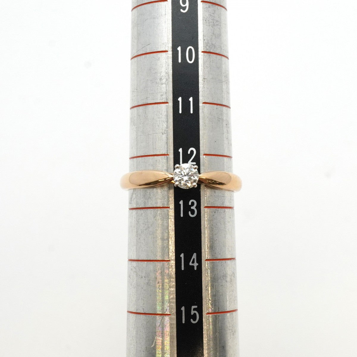 【5jgb0398】ティファニー リング ハーモニー 1PD K18PG ピンクゴールド Pt950 プラチナ ダイヤモンド/0.21ct 12.5号【中古】レディース