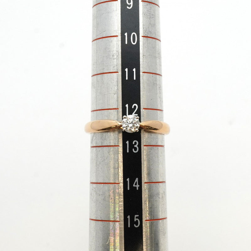 【5jgb0398】ティファニー リング ハーモニー 1PD K18PG ピンクゴールド Pt950 プラチナ ダイヤモンド/0.21ct 12.5号【中古】レディース
