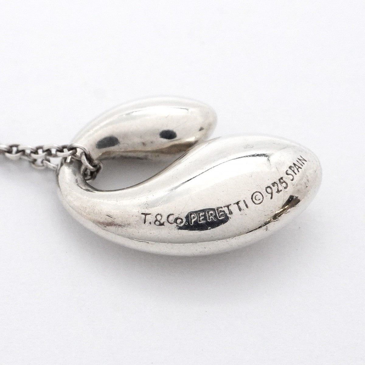 【5jgb0424】ティファニー ネックレス ダブルティアドロップ シルバー925【中古】レディース