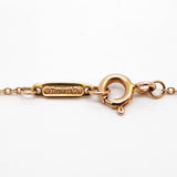★SALE【5jgb0437】ティファニー ネックレス ハートロック K18PG ピンクゴールド【中古】レディース