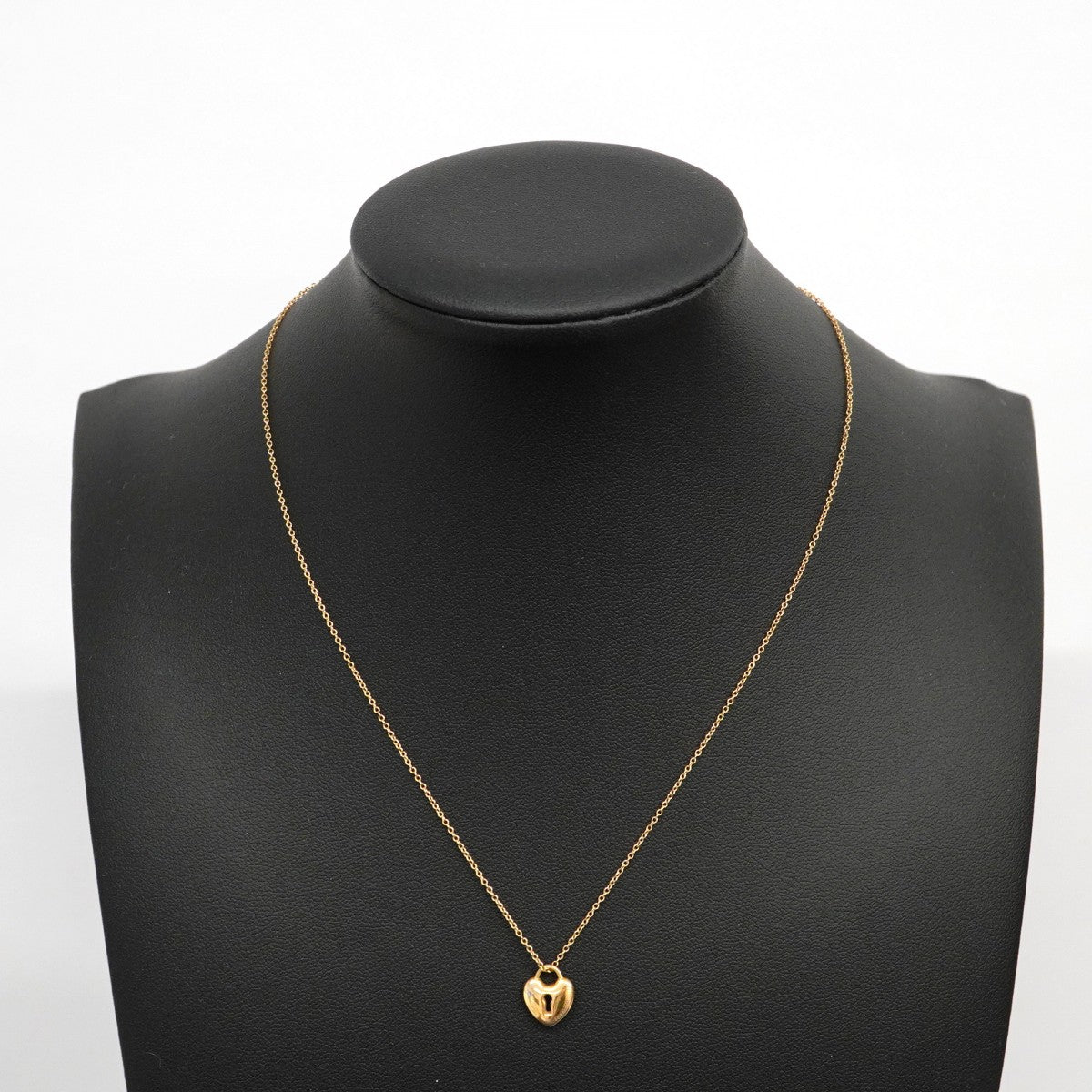★SALE【5jgb0437】ティファニー ネックレス ハートロック K18PG ピンクゴールド【中古】レディース