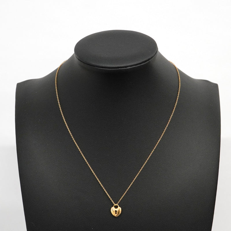 ★SALE【5jgb0437】ティファニー ネックレス ハートロック K18PG ピンクゴールド【中古】レディース