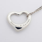 ★SALE【5jgb0451】ティファニー ネックレス オープンハート シルバー925【中古】レディース