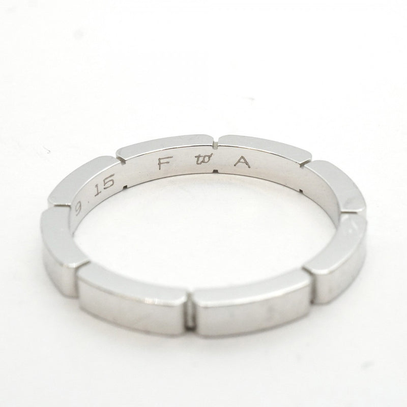 【5jgb0464】カルティエ リング マイヨンパンテール K18WG ホワイトゴールド ＃60【中古】メンズ