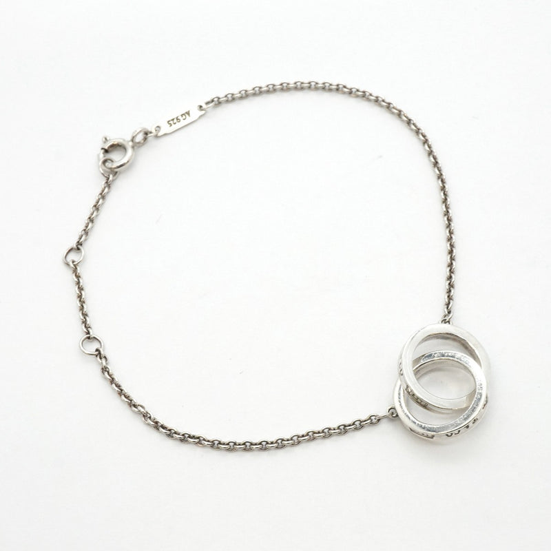★SALE【5jgb0468】ティファニー ブレスレット インターロッキング シルバー925【中古】レディース