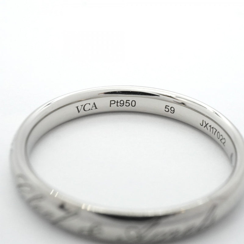 【5jgb0472】ヴァンクリーフ＆アーペル リング シニアチュール Pt950 プラチナ ＃59【中古】メンズ
