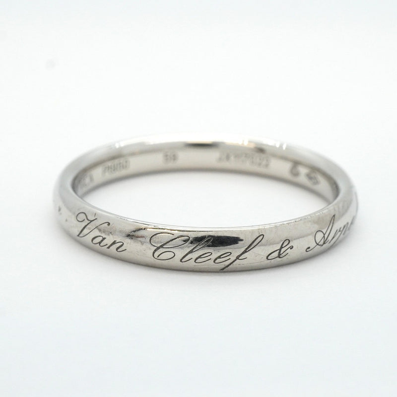 【5jgb0472】ヴァンクリーフ＆アーペル リング シニアチュール Pt950 プラチナ ＃59【中古】メンズ