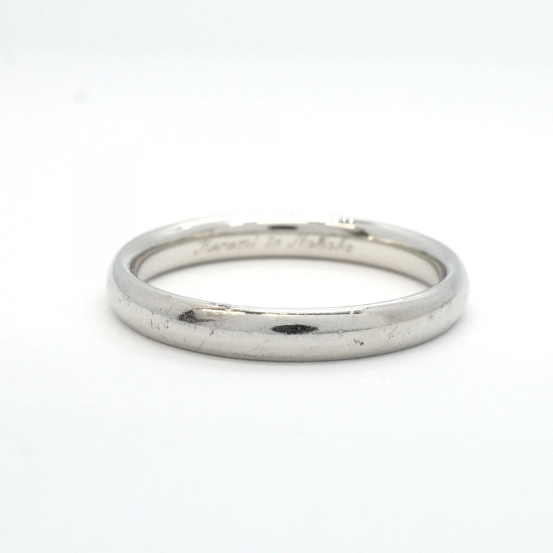 【5jgb0472】ヴァンクリーフ＆アーペル リング シニアチュール Pt950 プラチナ ＃59【中古】メンズ